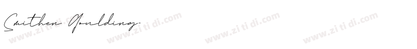 Smithen Goulding字体转换